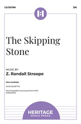 The Skipping Stone SATB choral sheet music cover